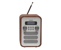 Radio i budzik Denver Radio retro DAB+/FM Denver DAB-48 drewno+biały front